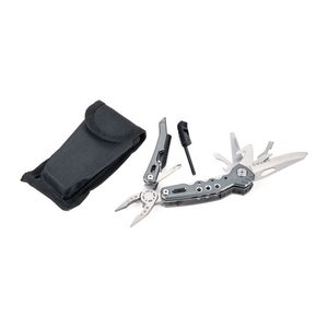 TROIKA® Multitool FIRE TOOL 14 TOL45/GY, Länge: 10,6 cm, 1 St.