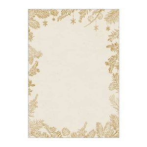 SIGEL Weihnachtsbriefpapier Golden Christmas Motiv DIN A4 90 g/qm 100 Blatt