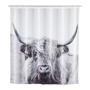 WENKO Duschvorhang Yak Motiv 180,0 x 200,0 cm