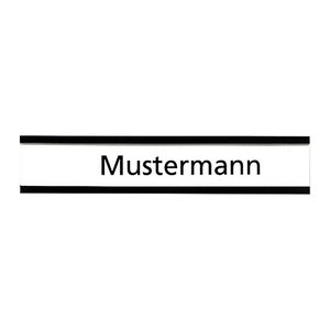 FRANKEN Etikettenhalter magnetisch braun 7,5 x 3,0 cm, 10 St.