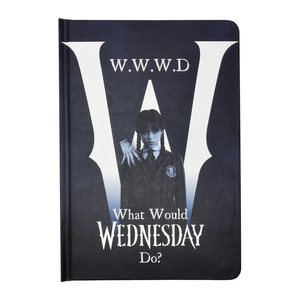 BlueSky Notizbuch Wednesday - WWWD DIN A5 liniert, Wednesday Hardcover, 1 St.