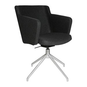 Topstar Besuchersessel SFH 1.0 anthrazit edelstahl, Optik matt Stoff 58,0 x 66,0 x 87,0 - 90,0 cm, 1 St.