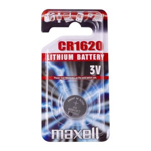 Maxell Batterie Knopfzelle CR1620 3V 80mAh Lithium 1St.