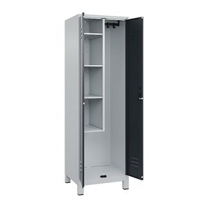 CP Putzmittelschrank Classic Plus 080110-00 S10023 anthrazitgrau, lichtgrau 4 Fachböden 60,0 x 50,0 x 195,0 cm, aufgebaut, 1 St.