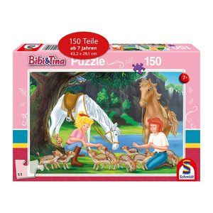 Schmidt Bibi & Tina Am Steinbruch Puzzle, 150 Teile