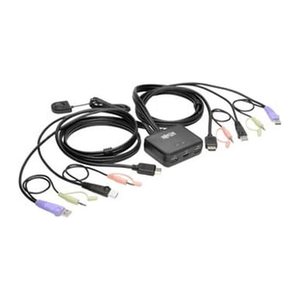 Eaton 2-Port USB/HD Cable KVM Switch with Audio/Video