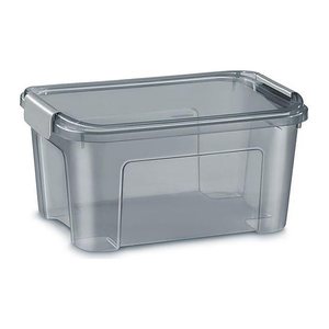 cep Shadow Aufbewahrungsbox 13,0 l grau-transparent 27,7 x 38,9 x 19,5 cm, 1 St.