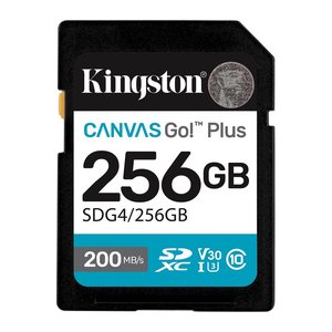 SD Card 256GB Kingston SDXC Canvas Go Plus C10 retail