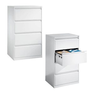 CP Hängeregistraturschrank verkehrsweiß 4 Schubladen 78,7 x 59,0 x 135,7 cm, 1 St.