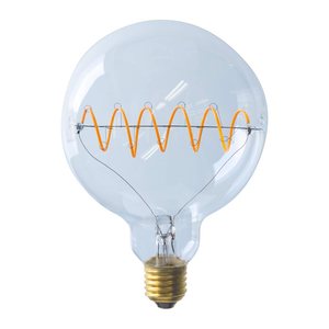 SEGULA LED Bridge Globe 125 Curved Plus klar E27 6,5W 1900K