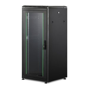 DIGITUS Netzwerkschrank Unique 26HE 1342x600x600mm schwarz (Speditionsversand)