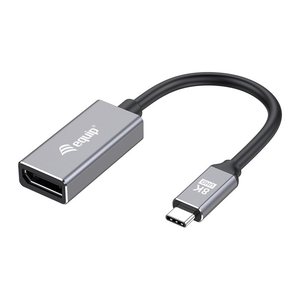 Equip Adapter USB-C->DisplayPort1.4 St/Bu 8K/ 30Hz 0.15m PVC