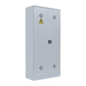 LÜLLMANN Umweltschrank 566250 lichtgrau 4 Fachböden 91,6 x 42,2 x 195,0 cm, aufgebaut, 1 St.