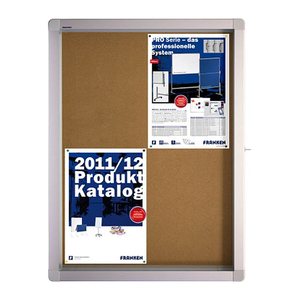 FRANKEN Schaukasten ECO silber 4x DIN A4 53,0 x 4,5 x 70,4 cm, 1 St.