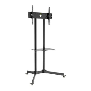 Techly TV LED/LCD Wagen f. LCD LED TV 30"-65" höhenverstellb