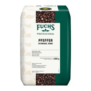 Fuchs  Pfeffer schwarz ganz Gewürz, 1,0 kg