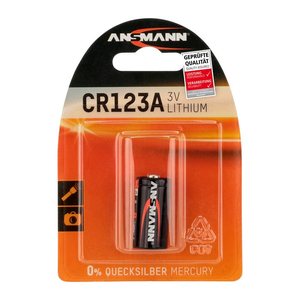 ANSMANN Batterie CR123A Lithium Fotobatterie 3,0 V, 1 St.