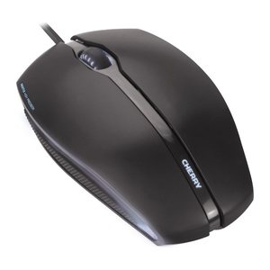 CHERRY GENTIX Corded Optical Illuminated Mouse Maus kabelgebunden schwarz
