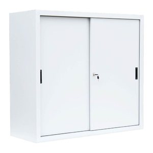 LÜLLMANN Schiebetürenschrank, 550147 signalweiß 2 Fachböden 120,0 x 45,0 x 109,0 cm