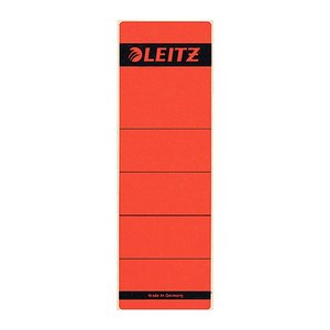 LEITZ Ordneretiketten 1642 rot für 8,0 cm Rückenbreite, 10 St.