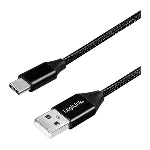 Logilink USB-Stecker USB 2.0 zu USB-C 0,3m