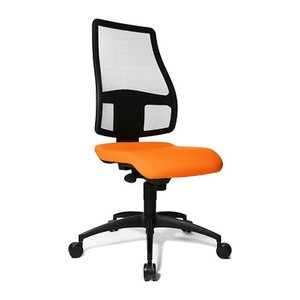 Topstar Bürostuhl Syncro Net, SN100 T34 Stoff orange, Gestell schwarz