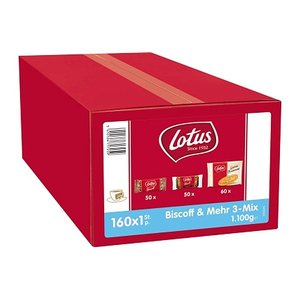 Lotus Luxe Assorti 3-Mix Kekse 1,1 kg, 160 St.