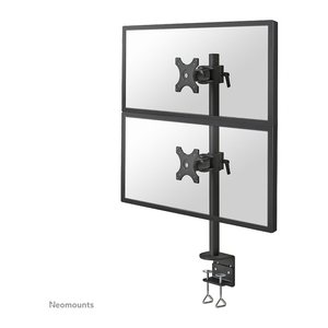 Neomounts Monitor-Halterung FPMA-D700DV schwarz für 2 Monitore, Tischklemme