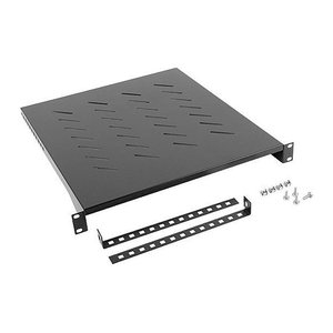 LANBERG 19" Fachboden 1U 483x500mm, max. 25kg, schwarz