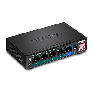 TRENDnet Switch 5-Port Gbit PoE+ 60W Metall