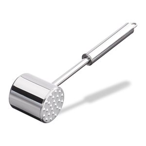 relaxdays Fleischklopfer silber