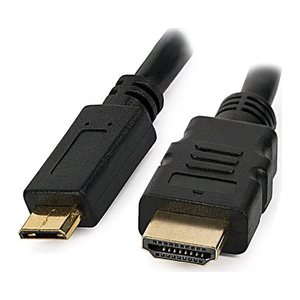 Techly HDMI kabel High Speed mit Ethernet-Mini HDMI, 1.8m sw