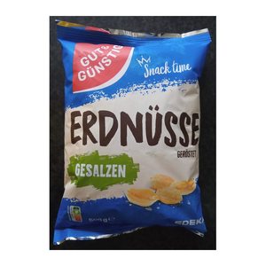 GUT&GÜNSTIG geröstet & gesalzen Erdnüsse 500,0 g, 1 St.