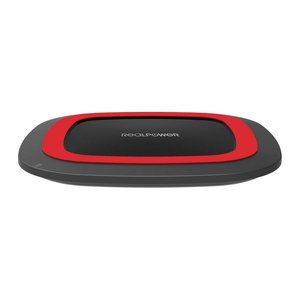 RealPower Ladegerät FreeCharge-10 + Adapter schwarz/rot