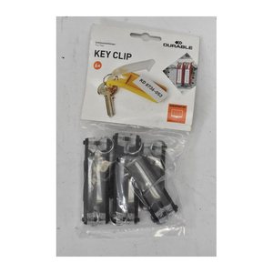 DURABLE Schlüsselanhänger KEY CLIP schwarz, 6 St.
