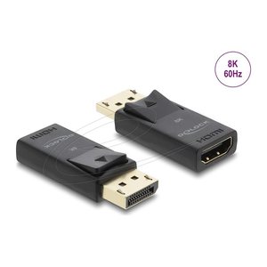 DELOCK Aktiver DisplayPort 1.4 > HDMI Adap. 8K mit HDR Funk.