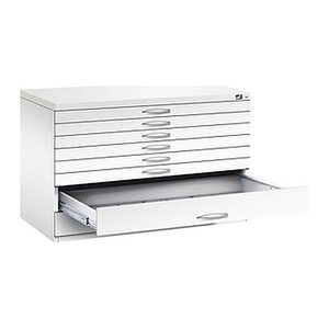 CP 7100 Planschrank verkehrsweiß 8 Schubladen 110,0 x 76,5 x 76,0 cm, 1 St.