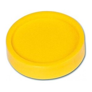 MAUL Magnete gelb, Kunststoff Ø 3,4 x 1,4 cm, 10 St.