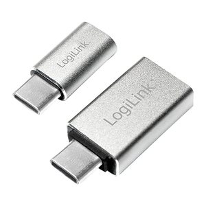 Logilink Adapter 2stk. USB-A/Type-C Micro-USB/Type-C