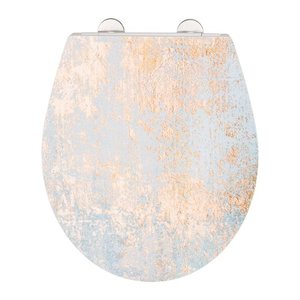 WENKO WC-Sitz mit Absenkautomatik Agate mehrfarbig, 1 St.