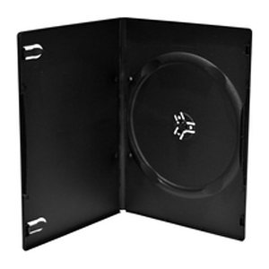MediaRange DVD Leerbox 50pcs single slim schwarz