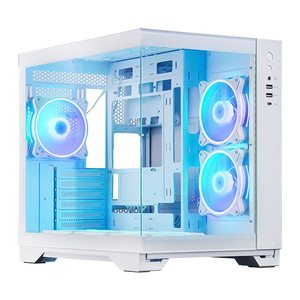 Chieftec Geh Visio GM-30W-TG-OP weiß Tempered Glass x 2