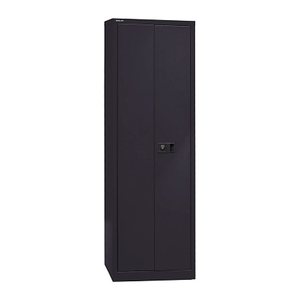 BISLEY Stahlschrank Universal E782A04B6633 schwarz 4 Fachböden 60,0 x 40,0 x 195,0 cm, aufgebaut, 1 St.