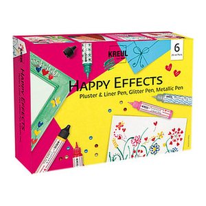 KREUL Happy Effects Pluster-Pen farbsortiert, 6 St.