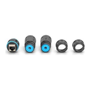 DIGITUS Außenanschluss Patchkabel CAT6A Verbinder RJ45->RJ45