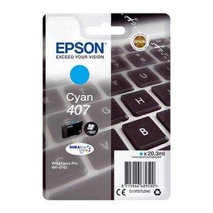 EPSON 407 / T07U2 (Tastatur) cyan Druckerpatrone