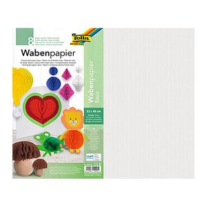 folia Wabenpapier Basic farbsortiert 500 St.