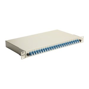 Equip LWL-Spleißkasten 24-Port LC-Duplex OS2 1U komplett gr