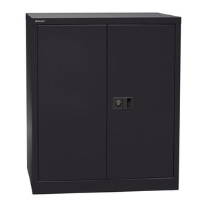 BISLEY Stahlschrank Universal E402A01633 schwarz 1 Fachboden 91,4 x 40,0 x 100,0 cm, aufgebaut, 1 St.