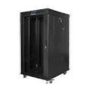 LANBERG 19" 22U 800x800 freist. LCD perfor. Tür (FlatPack)sw (Speditionsversand)